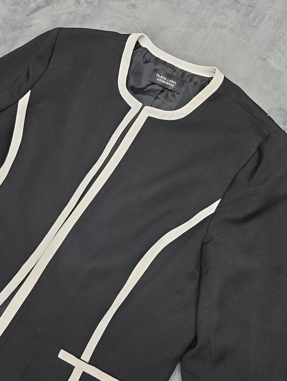 Black and White Trim Women's 16 Blazer by Black Label